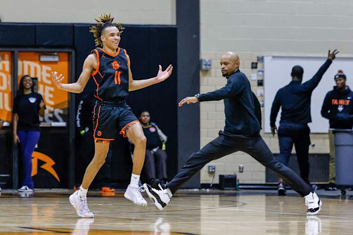 Douglass Oklahoma East St. Louis Illinois boys basketball December 16 2023 Nate Latsch 24976